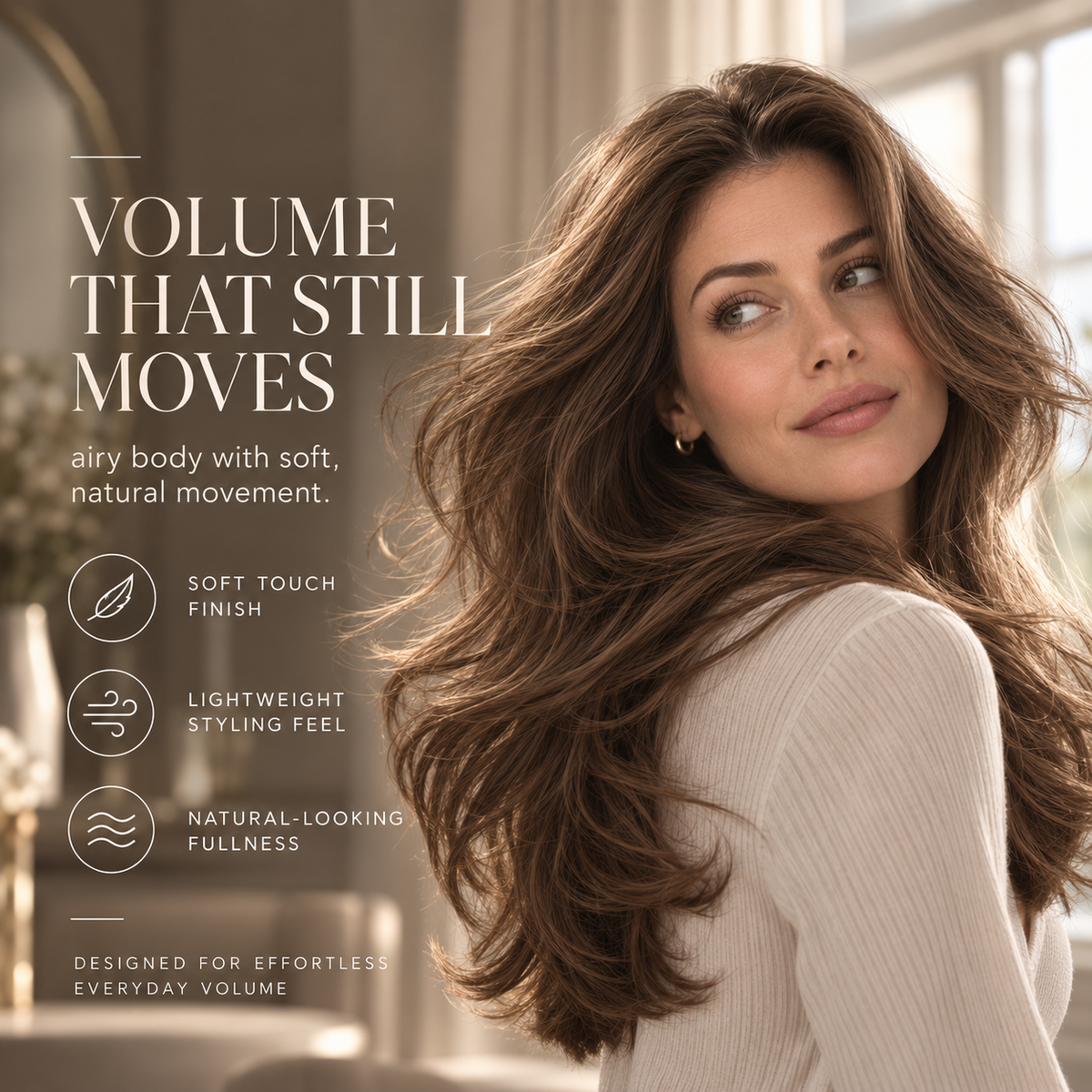 Volumizing & Hold Hair Spray – Lightweight, Bouncy Volume & Long-Lasting Style