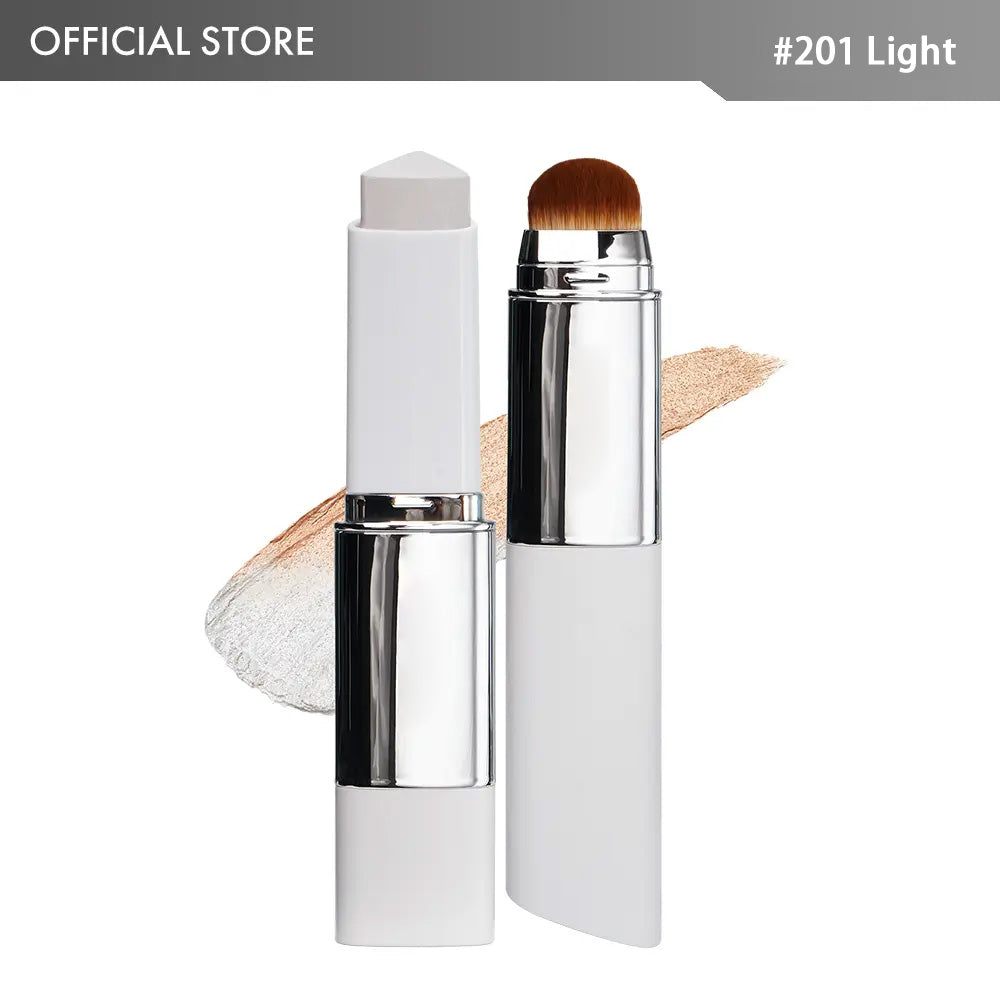 🎉Color-Changing Foundation Stick with Collagen Capsules - Dual-Ended with Detachable Brush