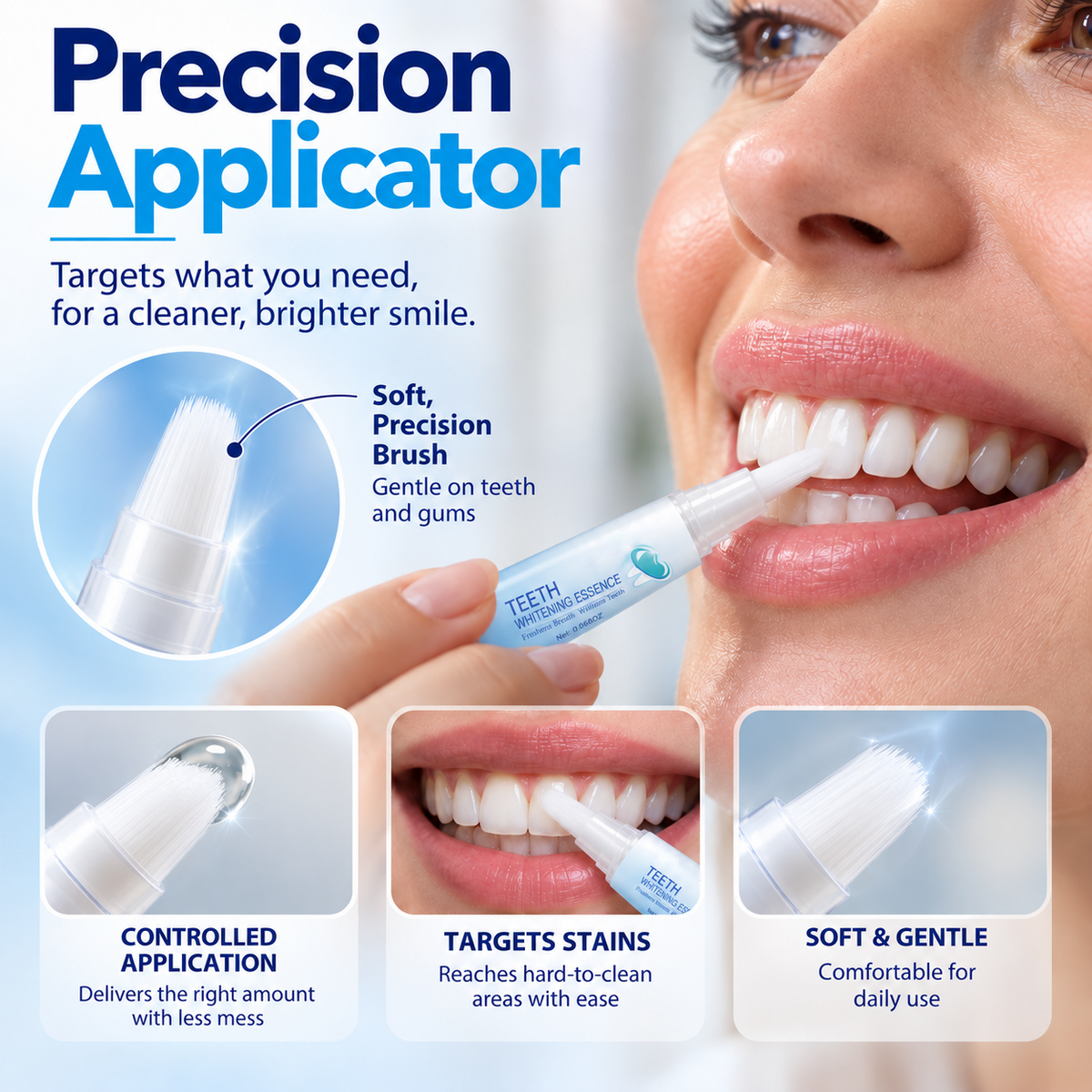 Teeth Whitening Pen – Precision Brush for Daily Smile Care