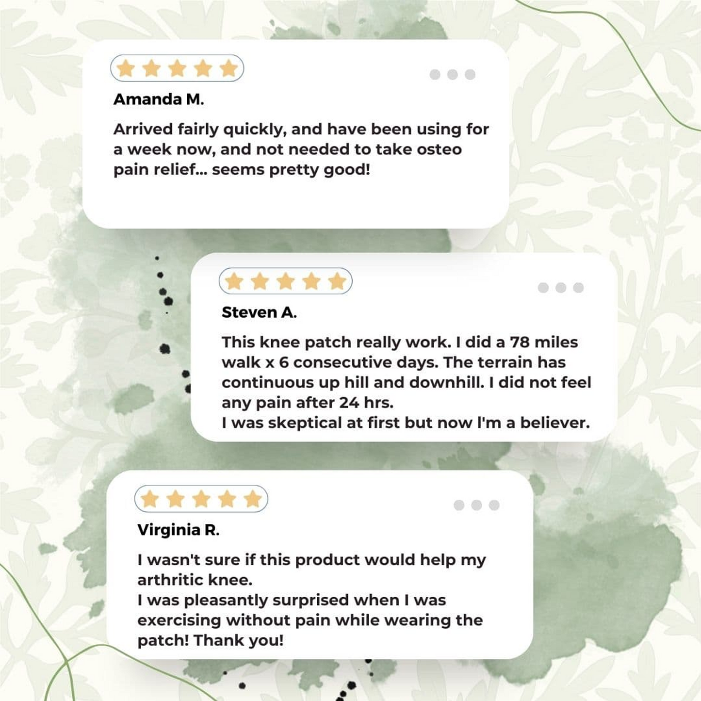 Haugde™ - Natural Knee Pain Patches.