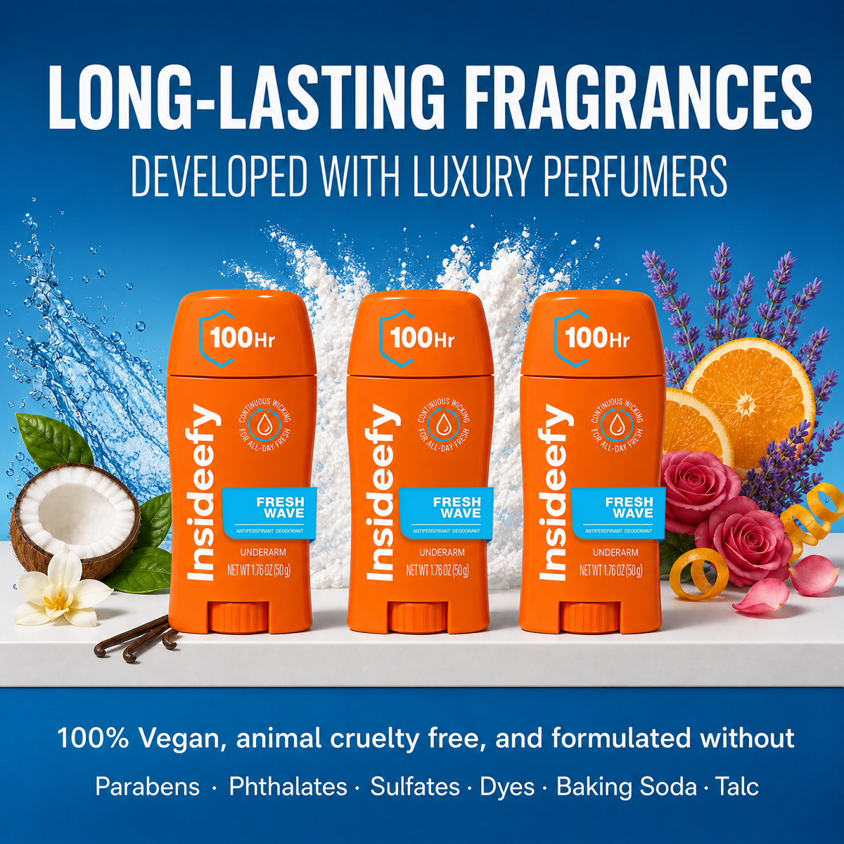 100Hr Antiperspirant Deodorant – Fresh Wave