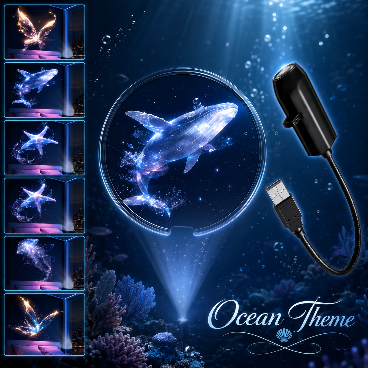 ✨ Plug-and-Play HD Star Projecto