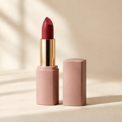 Berry Red lipstick front view