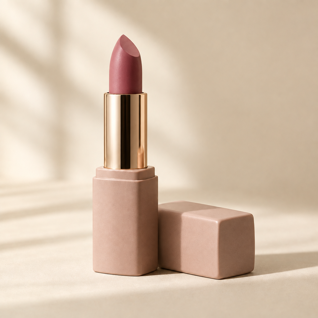 Dusty Rose lipstick side view