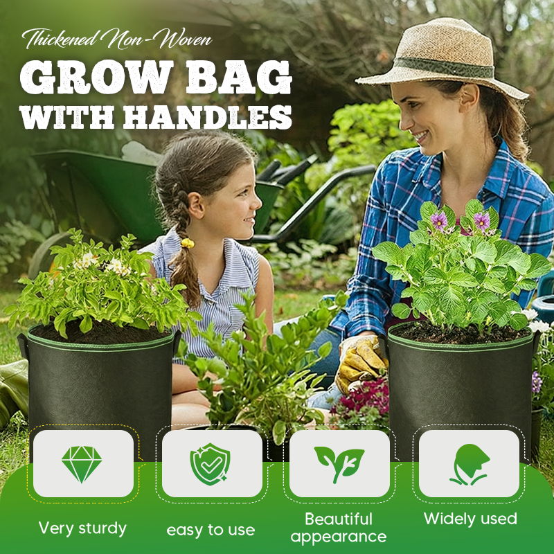 Thickened Non-Woven Grow Bag with Handles upsell