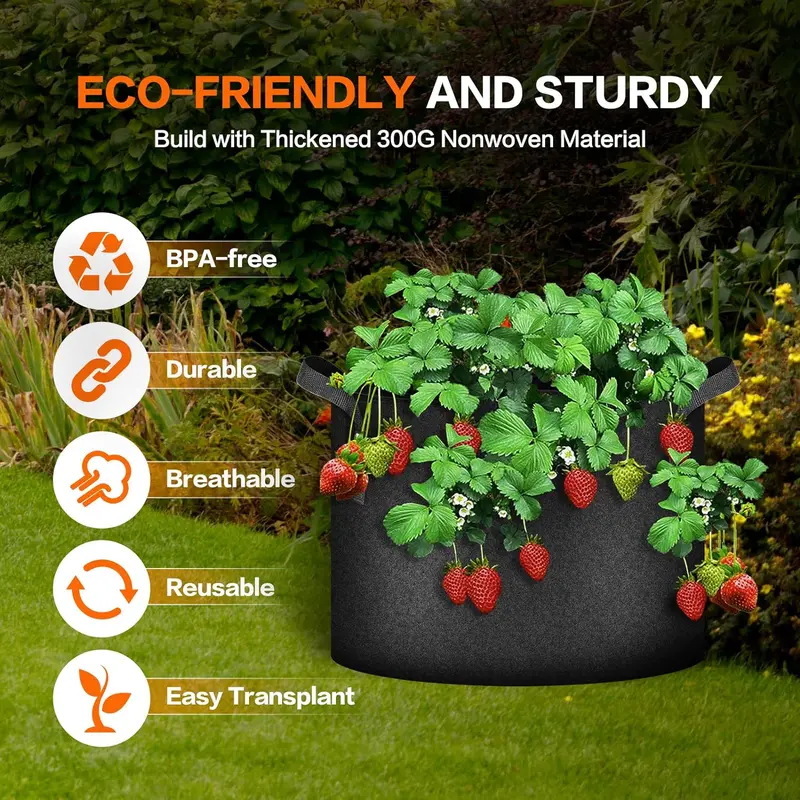 Thickened Non-Woven Grow Bag with Handles upsell