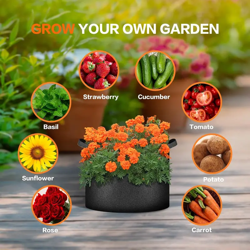 Thickened Non-Woven Grow Bag with Handles upsell